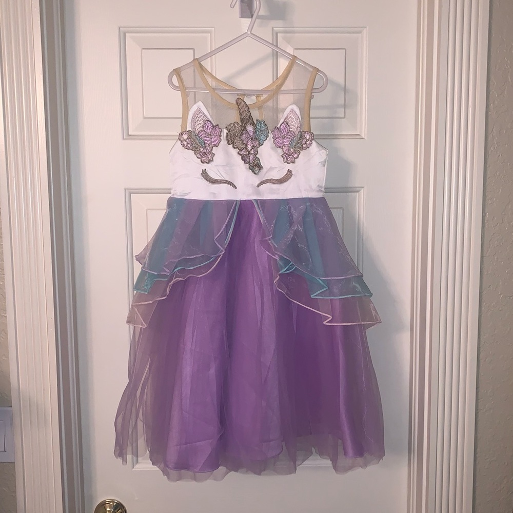 Girls unicorn dress